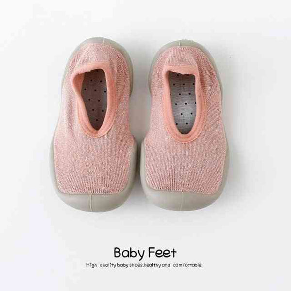 baby-sock-shoes-pink Grookz Shoes - Sophia's Style-1